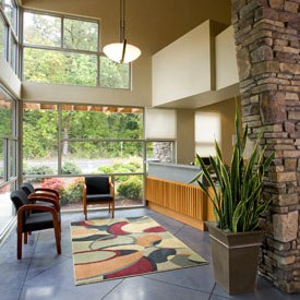 White Oak Construction Lobby