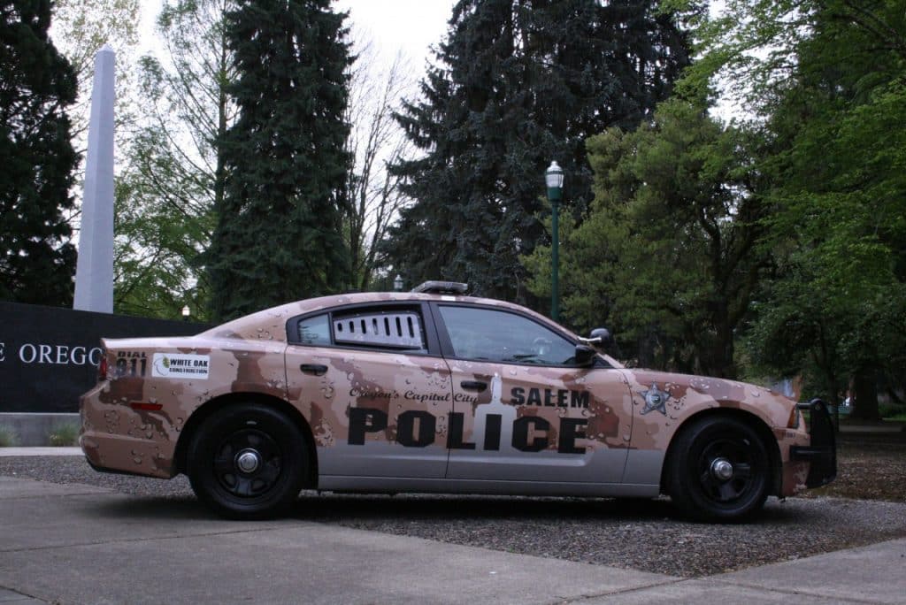 White Oak Sponsors Patrol Car for Military Appreciation Month