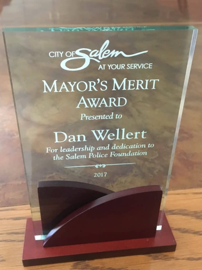 Wellert Receives Mayor’s Merit Award